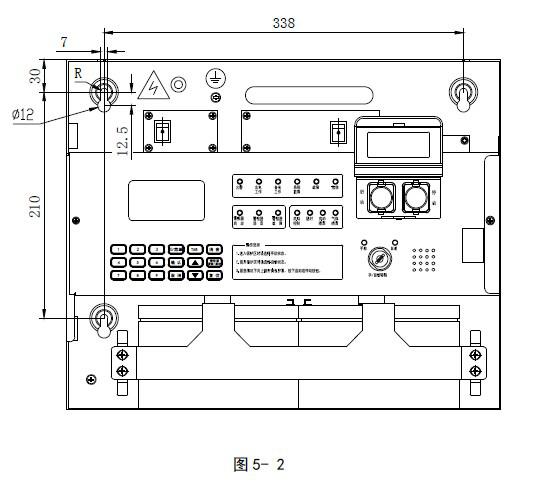 GST-QKP01氣體滅火控制器/火災(zāi)報(bào)警控制器安裝示意圖